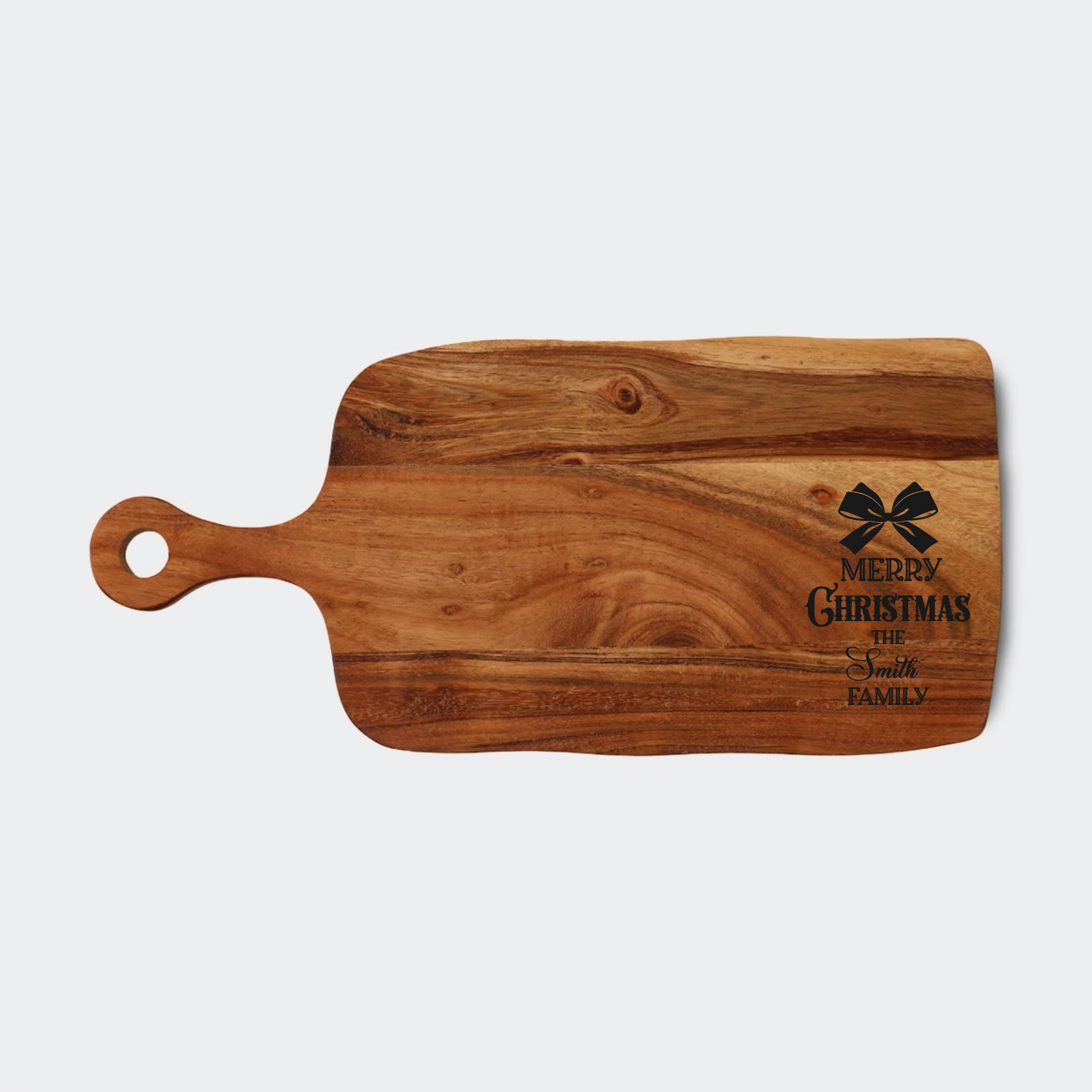 Personalised Merry Christmas Serving Board