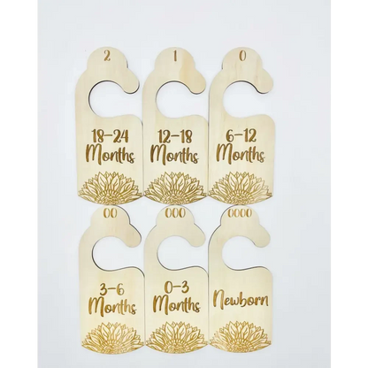 Nursery Wardrobe Dividers - Sunflower - Timber Tinkers
