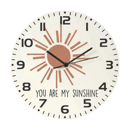 Personalised Clock - Sun
