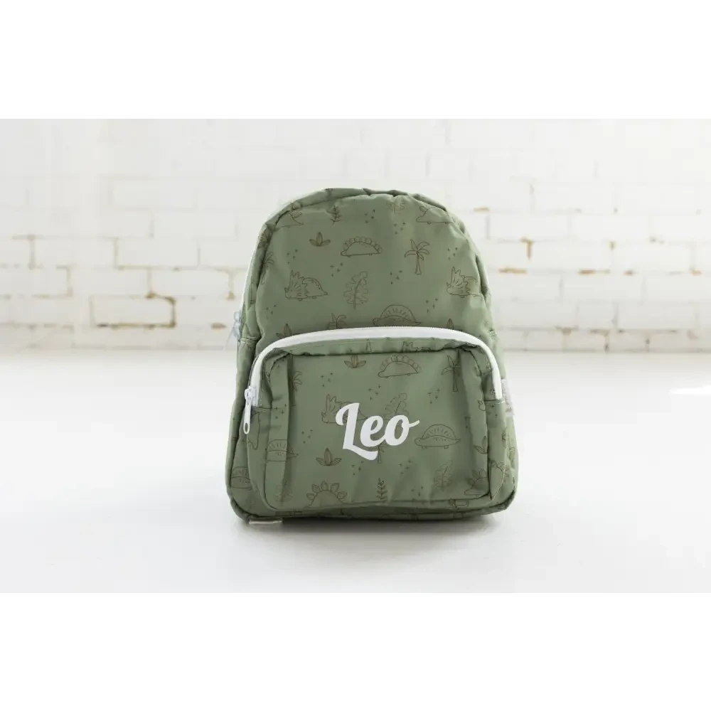 Personalised Kids Backpack - Dino - Timber Tinkers