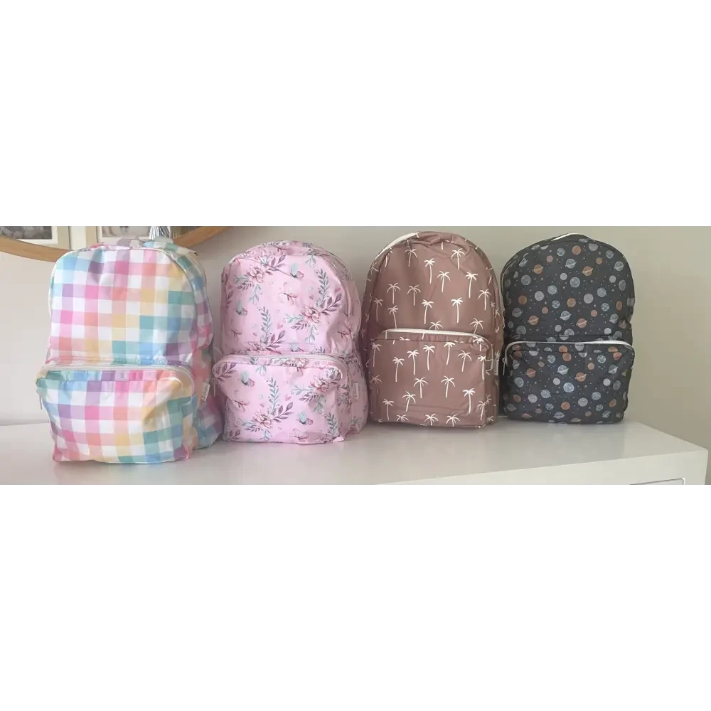 Personalised Kids Backpack - Palm Tree - Timber Tinkers