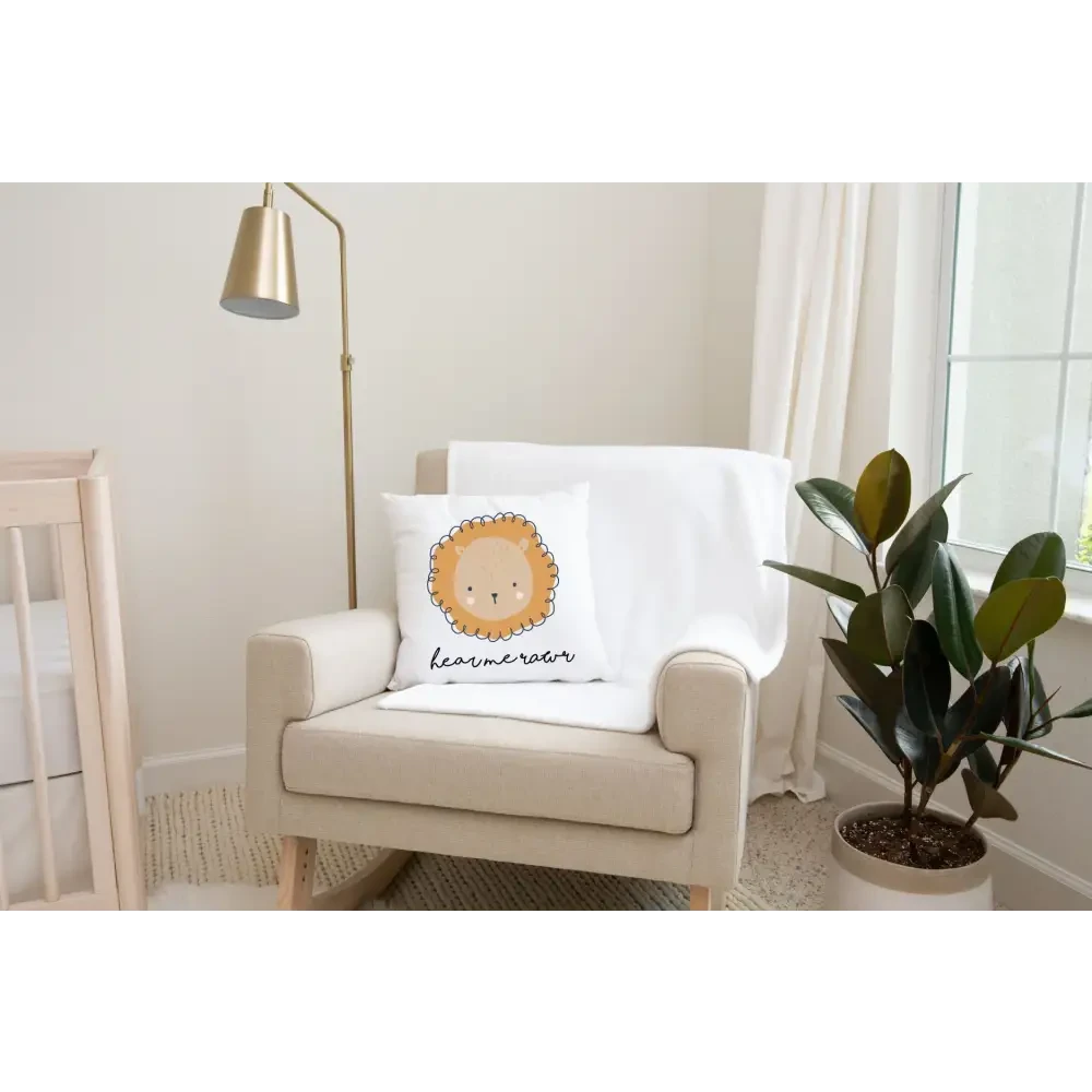 Personalised Pillowcase - Lion - Timber Tinkers
