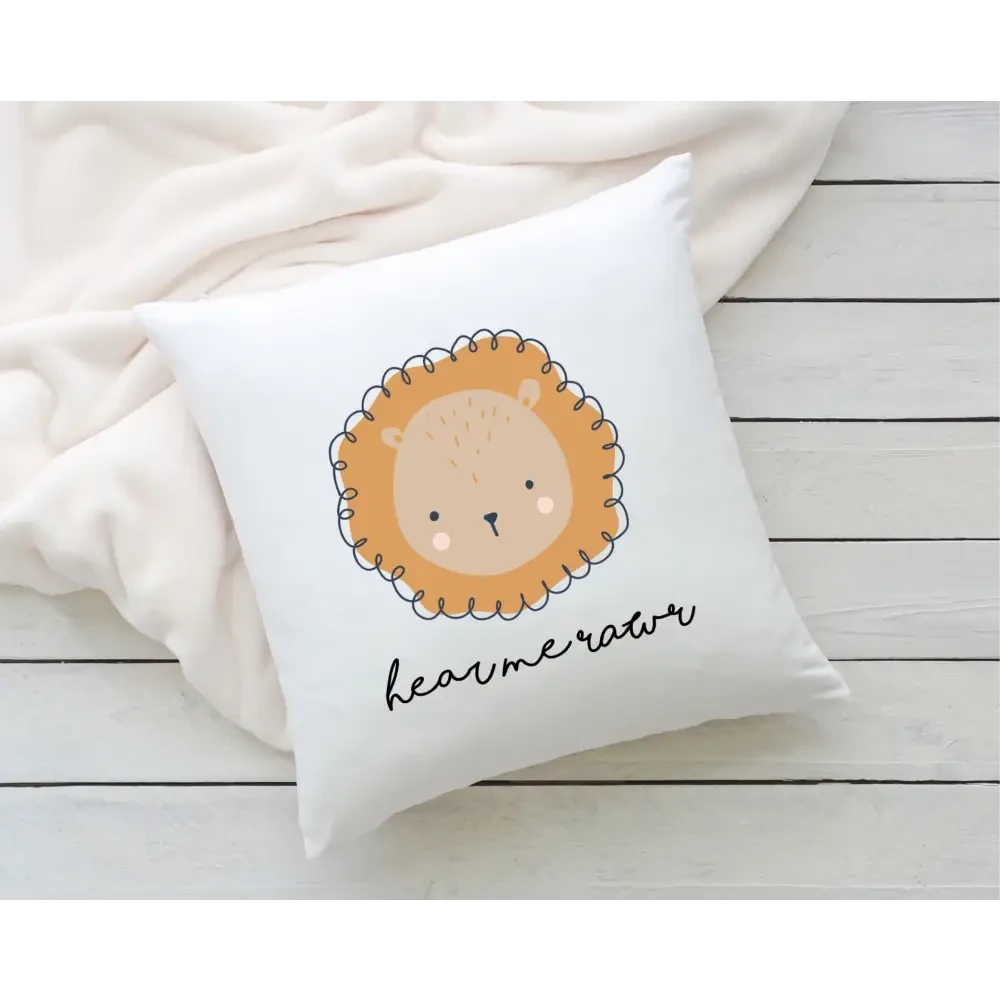 Personalised Pillowcase - Lion - Timber Tinkers
