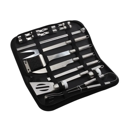 Personalised Stainless Steel BBQ Set - Timber Tinkers