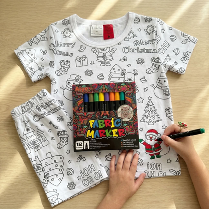 Christmas Drawing Pajamas