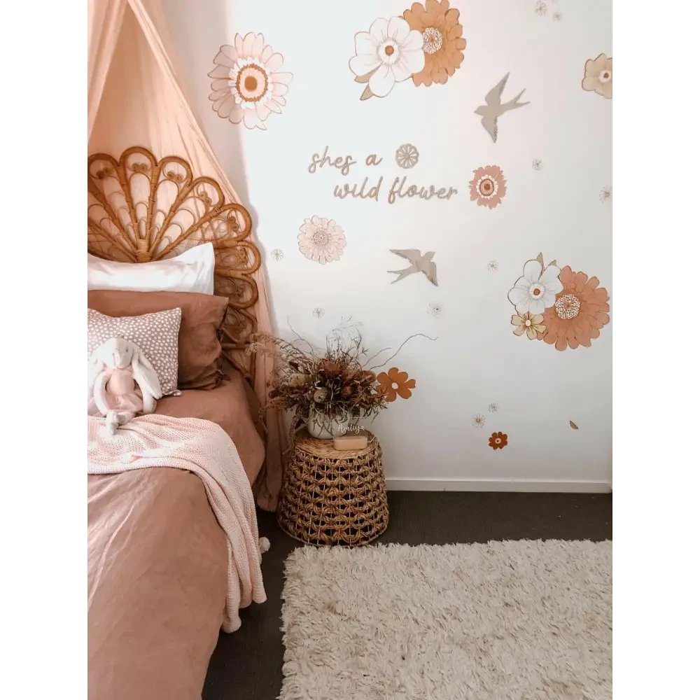 shes a wildflower wall plaque - Timber Tinkers