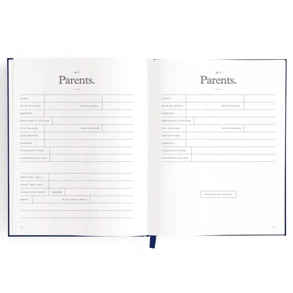 This Is My Story Memoir Journal Navy - Timber Tinkers