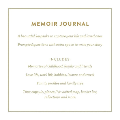 This Is My Story Memoir Journal Navy - Timber Tinkers