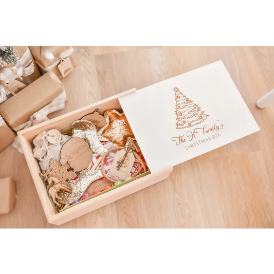 Vintage Tree Christmas Box - Timber Tinkers