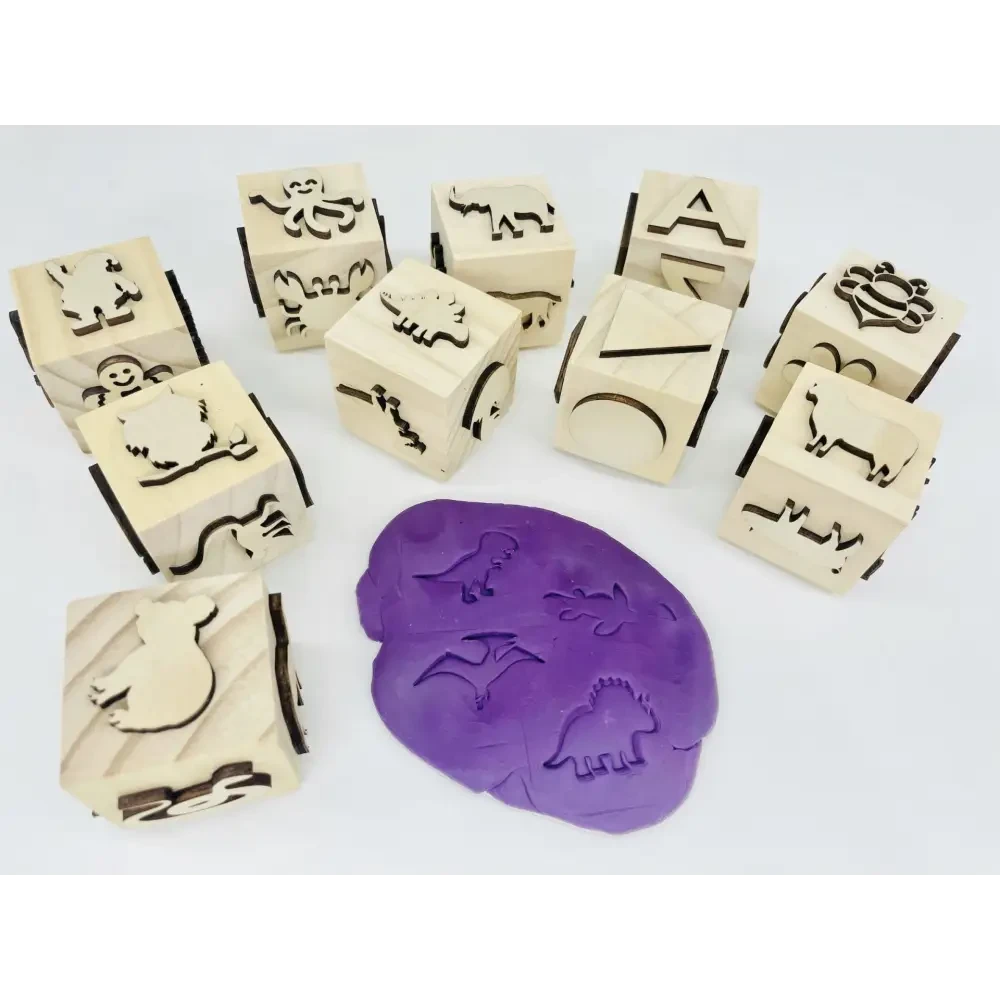 Wooden Stamp Blocks - Timber Tinkers